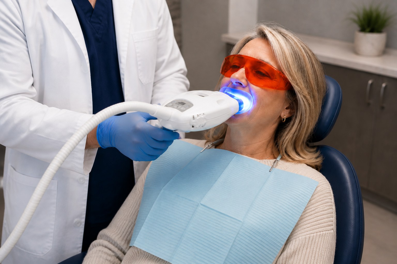 Teeth whitening treatment at Maidstone Dental