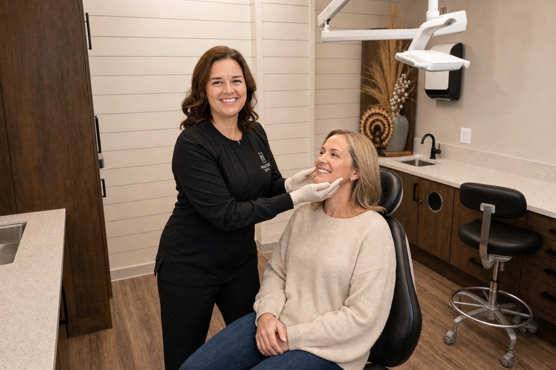 TMJ treatment, jaw examination